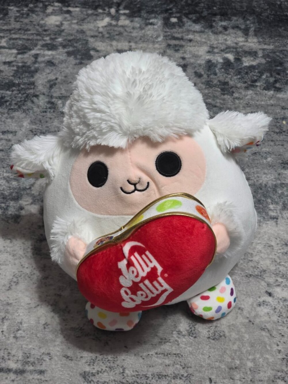 ZURU Snackles 8" BABRA the LAMB & JELLY BELLY Plush Series 2 Stuffed Animal Toy